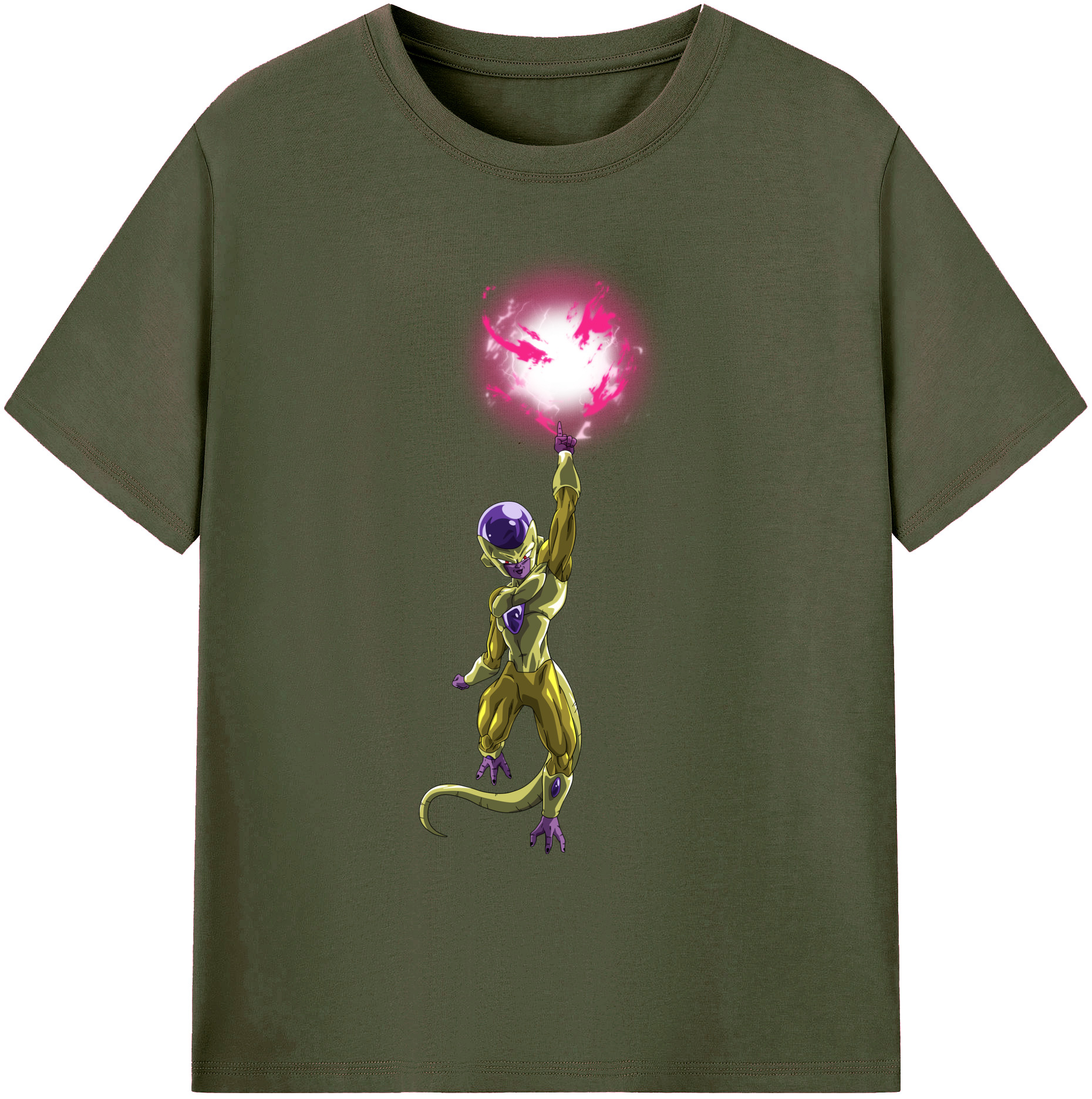 （画像用） ドラゴンボール フリーザ DRAGON BALL Frieza 綿100％ メンズ半袖Tシャツ｜肌触りやわらか＆通気性